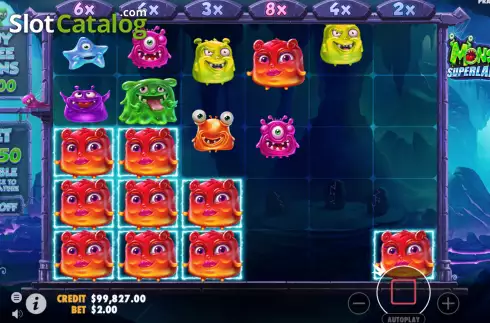 Скрин5. Monster Superlanche слот