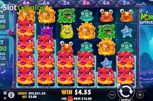 Скрин6. Monster Superlanche слот