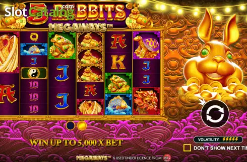 Скрин2. 5 Rabbits Megaways слот