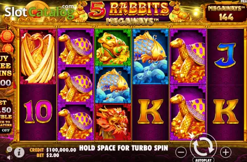 Скрин3. 5 Rabbits Megaways слот