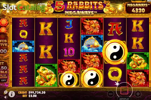 Скрин6. 5 Rabbits Megaways слот