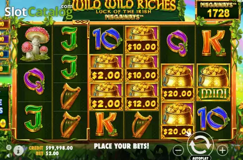 Скрин2. Wild Wild Riches Megaways слот
