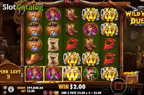 Скрин7. Wild West Duels слот