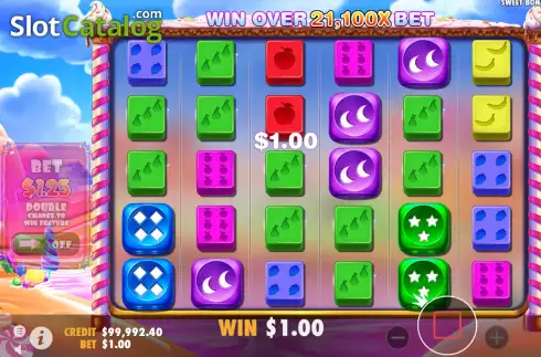 Скрин4. Sweet Bonanza Dice слот