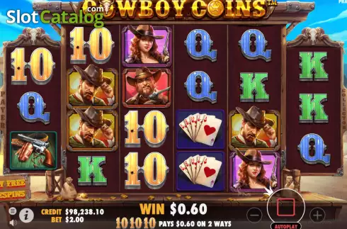 Скрин4. Cowboy Coins слот