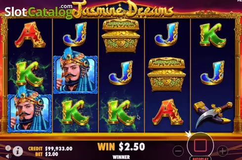 Скрин4. Jasmine Dreams слот