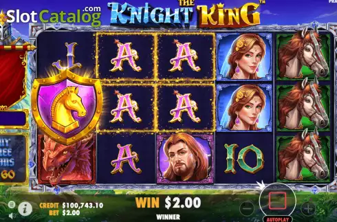 Скрин3. The Knight King слот