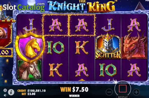 Скрин8. The Knight King слот