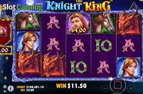 Скрин9. The Knight King слот