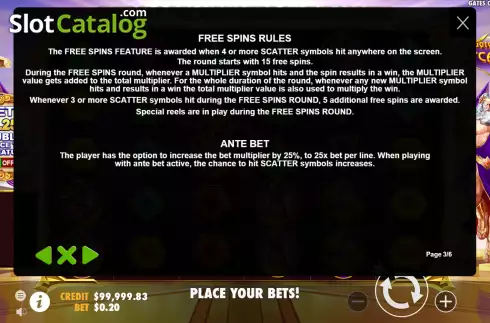 Скрин7. Gates of Bitcasino слот