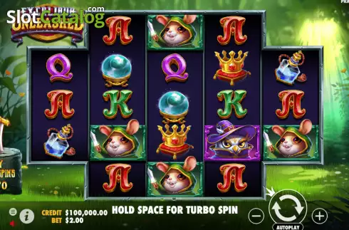 Скрин2. Excalibur Unleashed слот