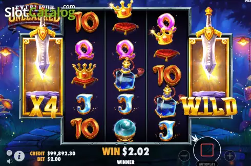 Скрин6. Excalibur Unleashed слот