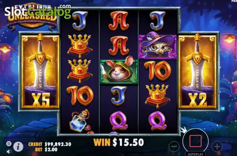 Скрин8. Excalibur Unleashed слот