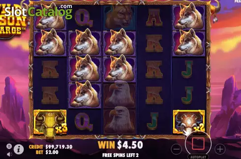 Скрин7. Wild Bison Charge слот