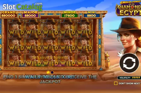 Скрин2. Diamonds Of Egypt слот