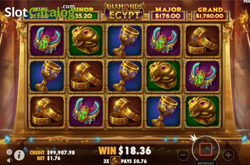 Скрин6. Diamonds Of Egypt слот