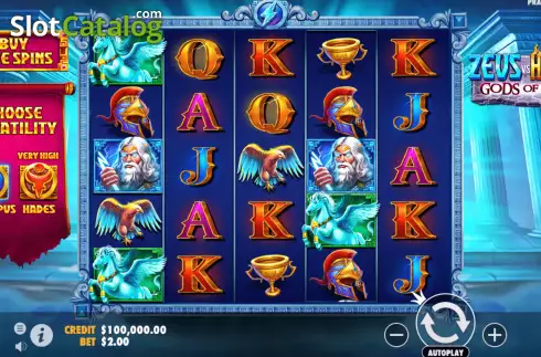 Скрин3. Zeus vs Hades - Gods of War слот