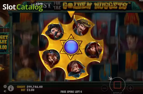 Скрин5. Heist for the Golden Nuggets слот