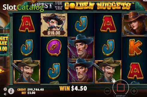 Скрин6. Heist for the Golden Nuggets слот