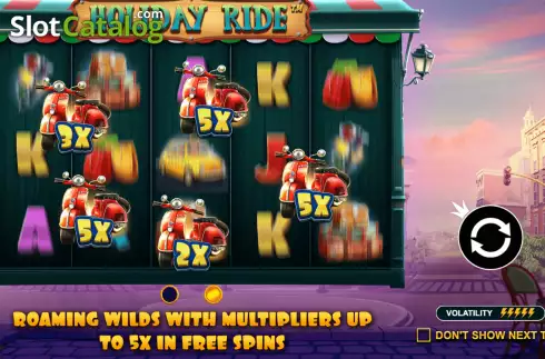 Скрин2. Holiday Ride слот