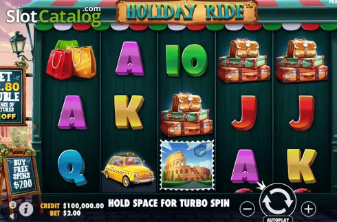 Скрин3. Holiday Ride слот