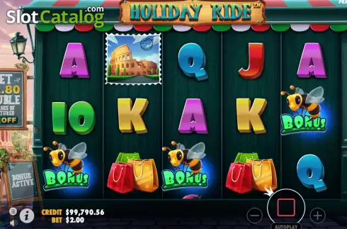 Скрин5. Holiday Ride слот
