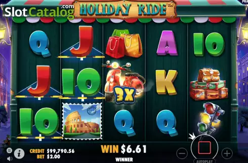 Скрин6. Holiday Ride слот