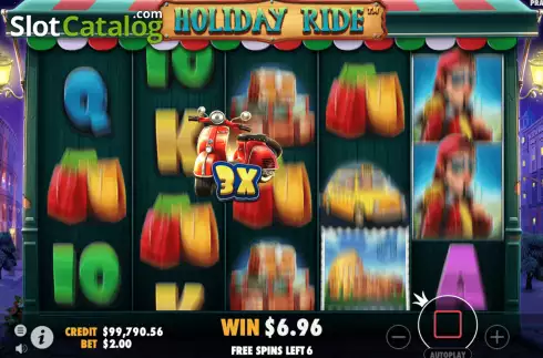 Скрин7. Holiday Ride слот