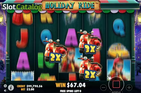 Скрин8. Holiday Ride слот