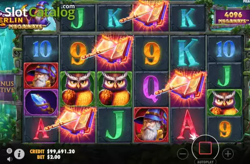 Скрин6. Power of Merlin Megaways слот