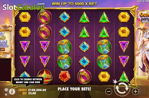 Скрин2. Gates of Party Casino слот