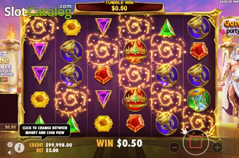 Скрин3. Gates of Party Casino слот