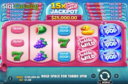 Скрин2. Bubble Wild слот