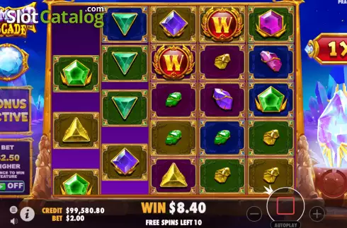 Скрин4. Diamond Cascade (Pragmatic Play) слот
