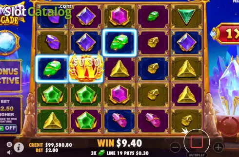 Скрин6. Diamond Cascade (Pragmatic Play) слот