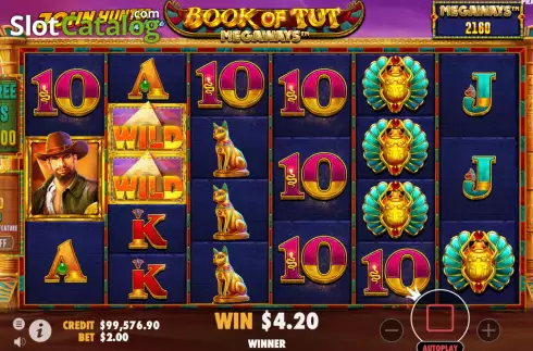 Скрин4. Book of Tut Megaways слот