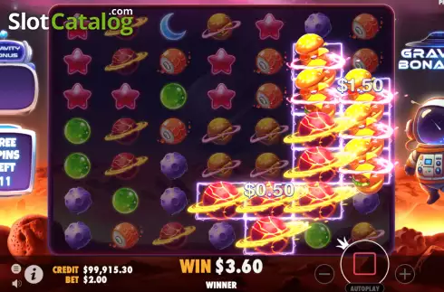 Скрин7. Gravity Bonanza слот