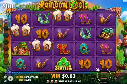 Скрин3. Rainbow Reels (Pragmatic Play) слот
