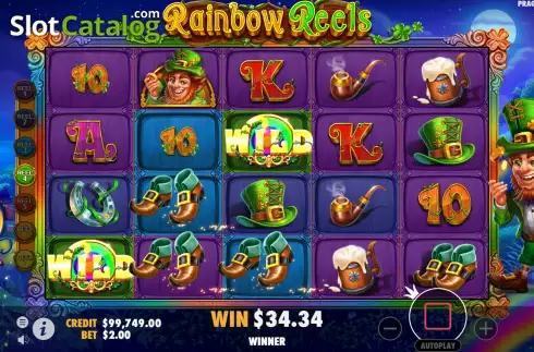 Скрин9. Rainbow Reels (Pragmatic Play) слот