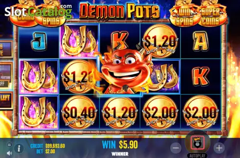 Скрин4. Demon Pots слот