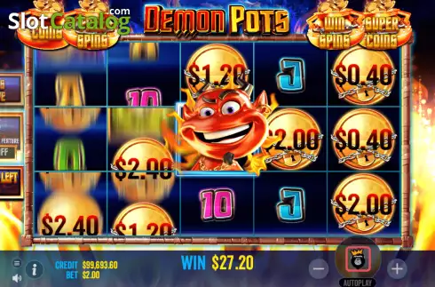 Скрин5. Demon Pots слот