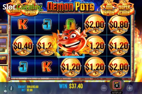 Скрин6. Demon Pots слот