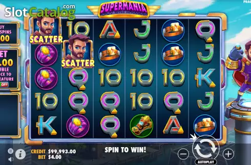 Скрин3. Supermania слот