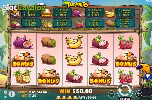 Скрин7. Tucanito слот