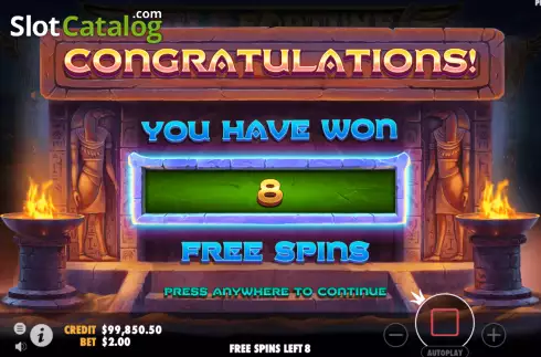 Скрин4. Nile Fortunes слот