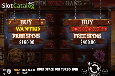 Скрин3. The Wild Gang слот