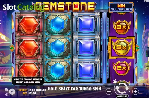 Скрин2. Gemstone (Pragmatic Play) слот