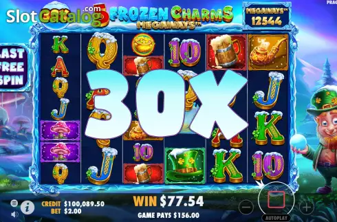 Скрин8. 5 Frozen Charms Megaways слот