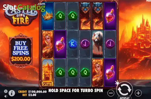 Скрин2. Castle of Fire слот