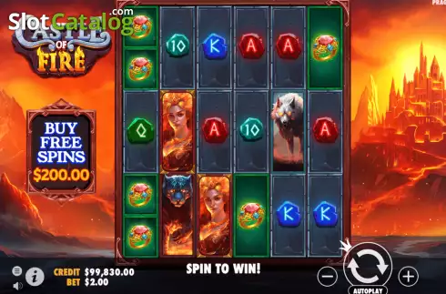 Скрин3. Castle of Fire слот